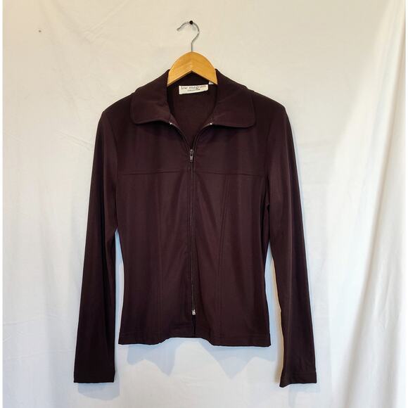 Lew Magram New York Vintage Brown Activewear Jacket Size‎ Medium - Picture 8 of 8